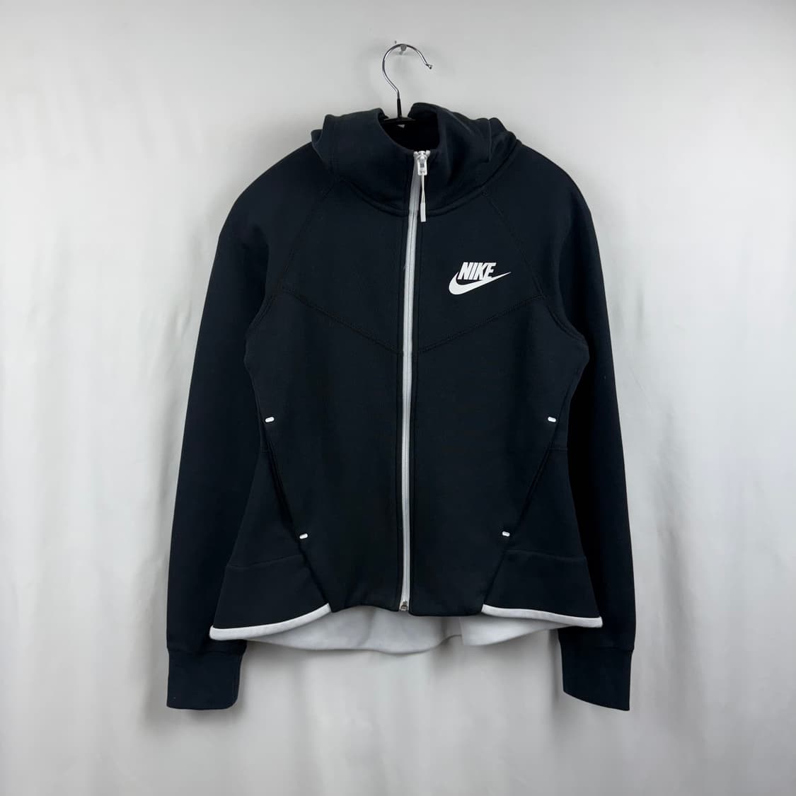 (S) 나이키 우먼스 테크팩 테크플리스 후드집업 블랙 상품이미지2