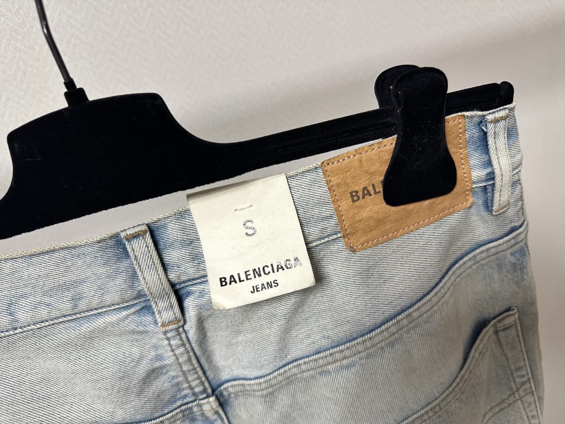 발렌시아가 스티커 데님 S사이즈 상품이미지3