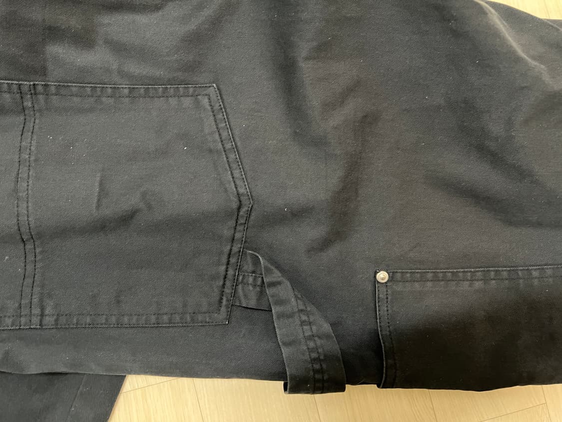 워드로브41 wardrobe41 페인터팬츠 블랙 L 상품이미지4