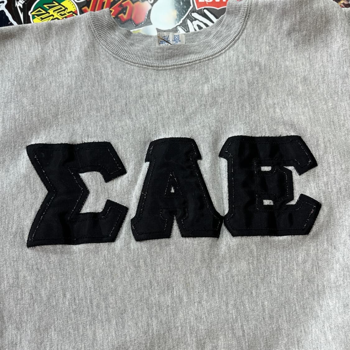 80s USA 챔피온 리버스위브 ΣΑΕ 스웻셔츠 L 상품이미지3