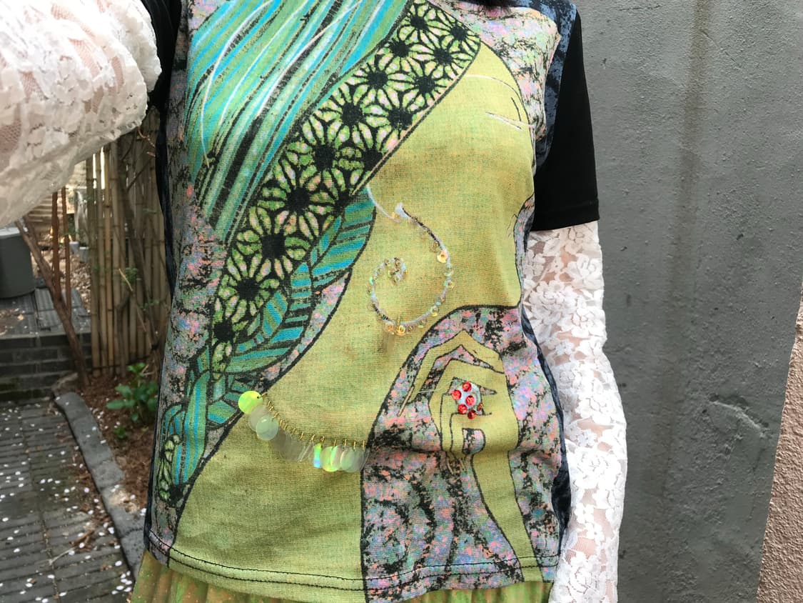 vintage drawing pattern top 상품이미지9