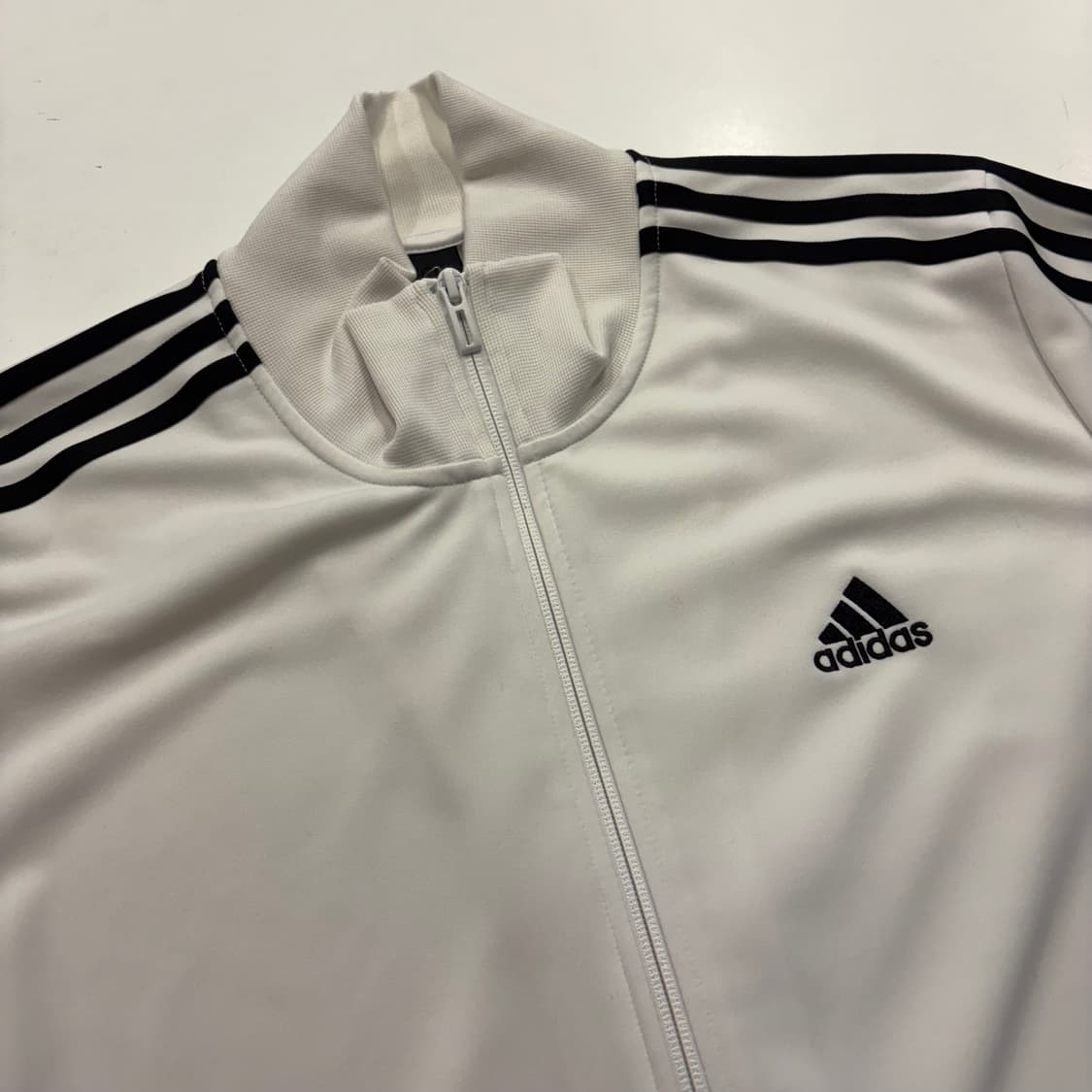 [XL] 아디다스 흰색 3선 트랙탑 져지 화이트 C909 상품이미지3