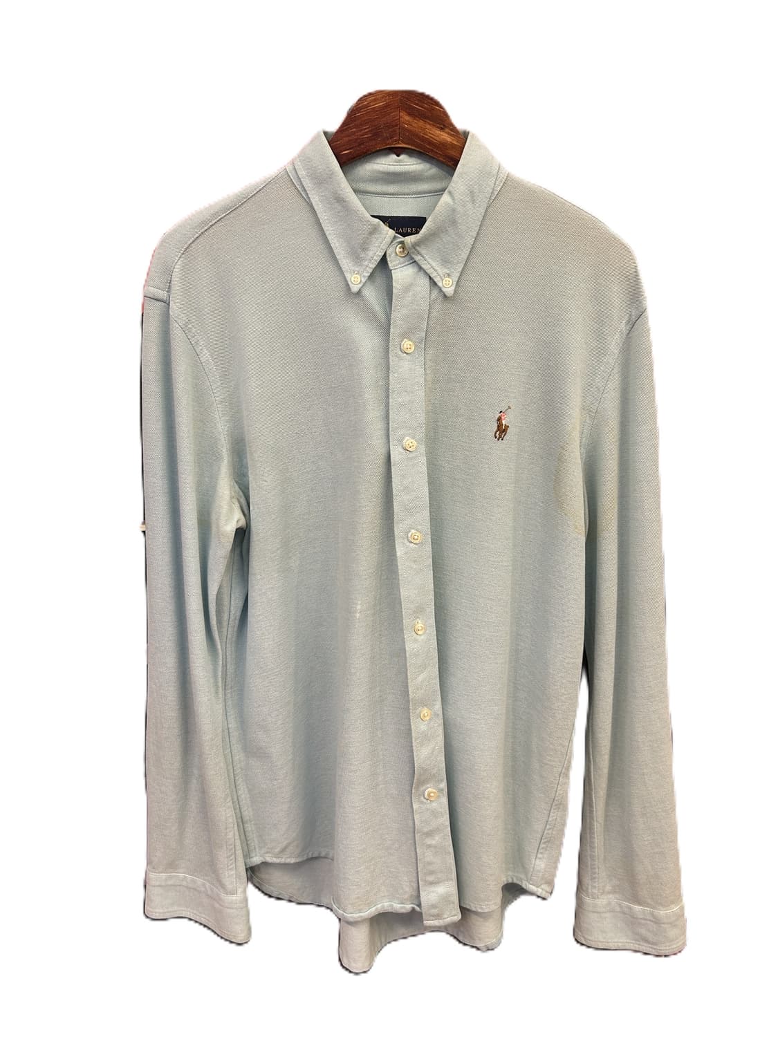 폴로 랄프로렌 버튼다운 옥스포드 셔츠 (라이트 블루) 상품이미지1