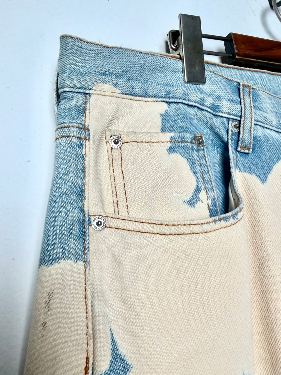 드리스 반 노튼 블리치드 스플래터 진 상품이미지2