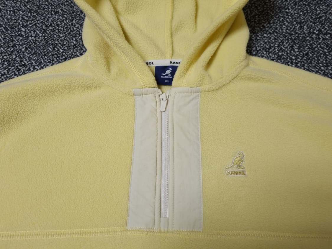 [무료배송][155]캉골 키즈 후리스 기모 반집업 후드티 상품이미지5