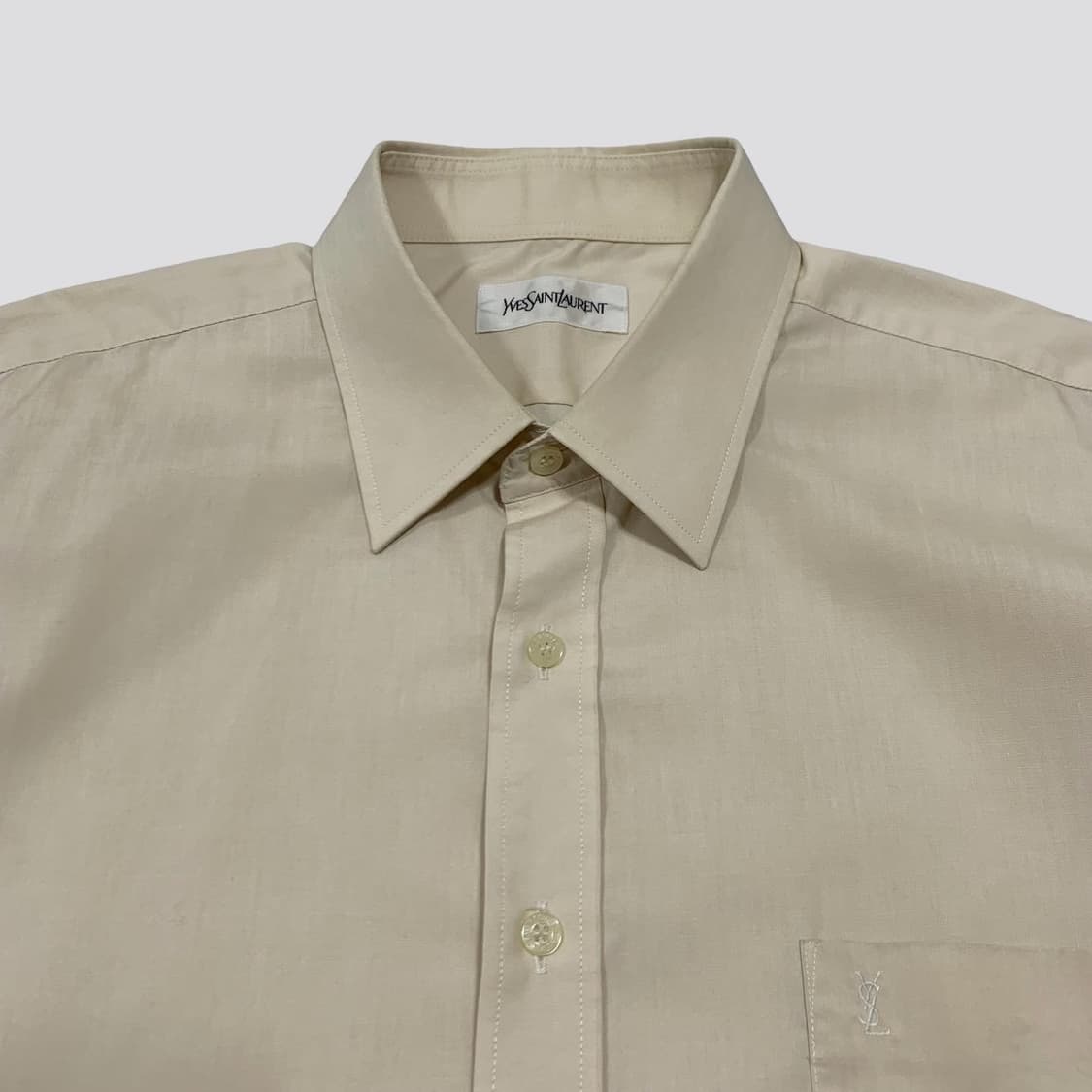 YSL 입생로랑 바닐라 베이지 셔츠 상품이미지2