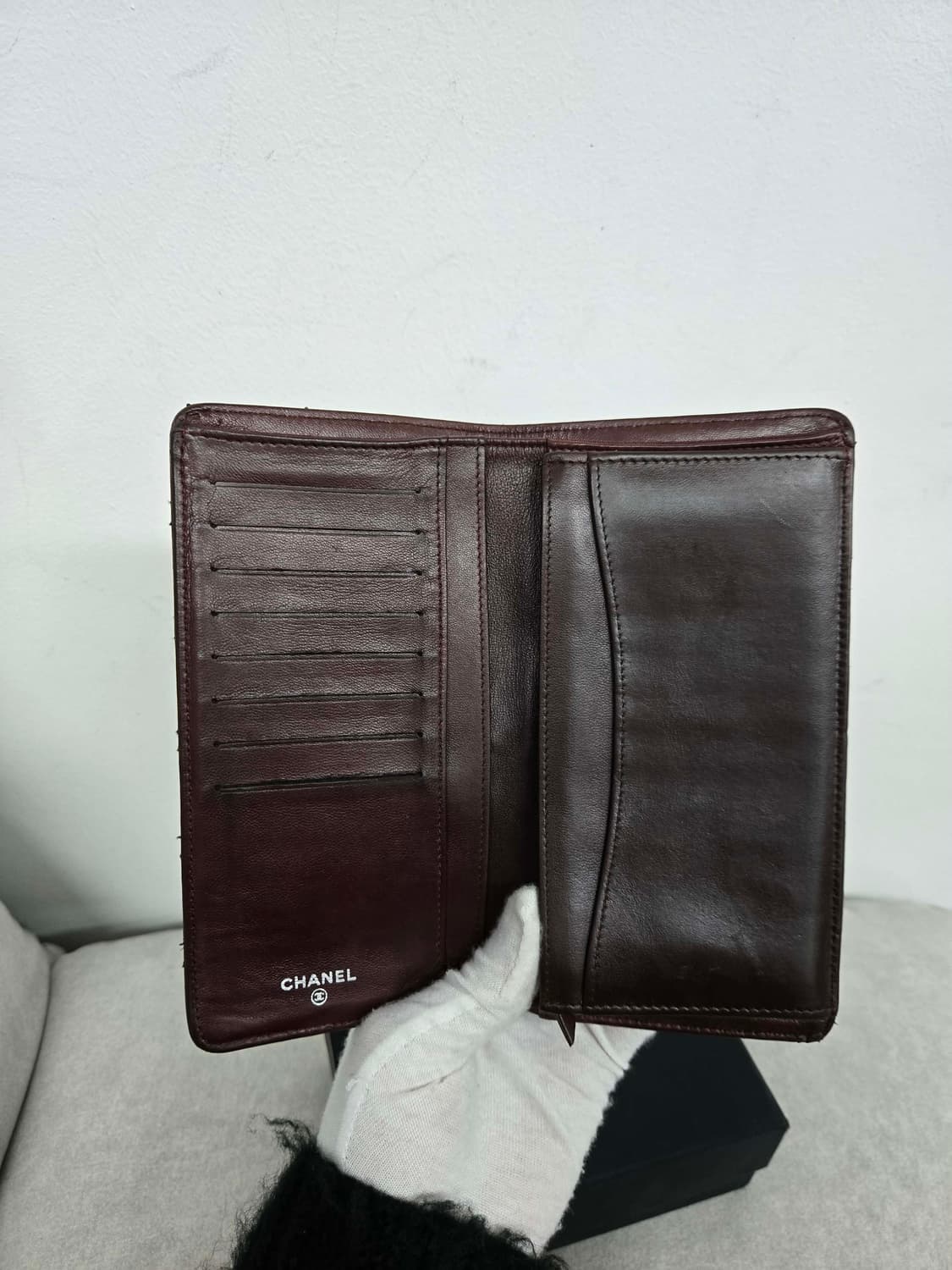 [보증서 정품] 샤넬 램스킨 장지갑 상품이미지2