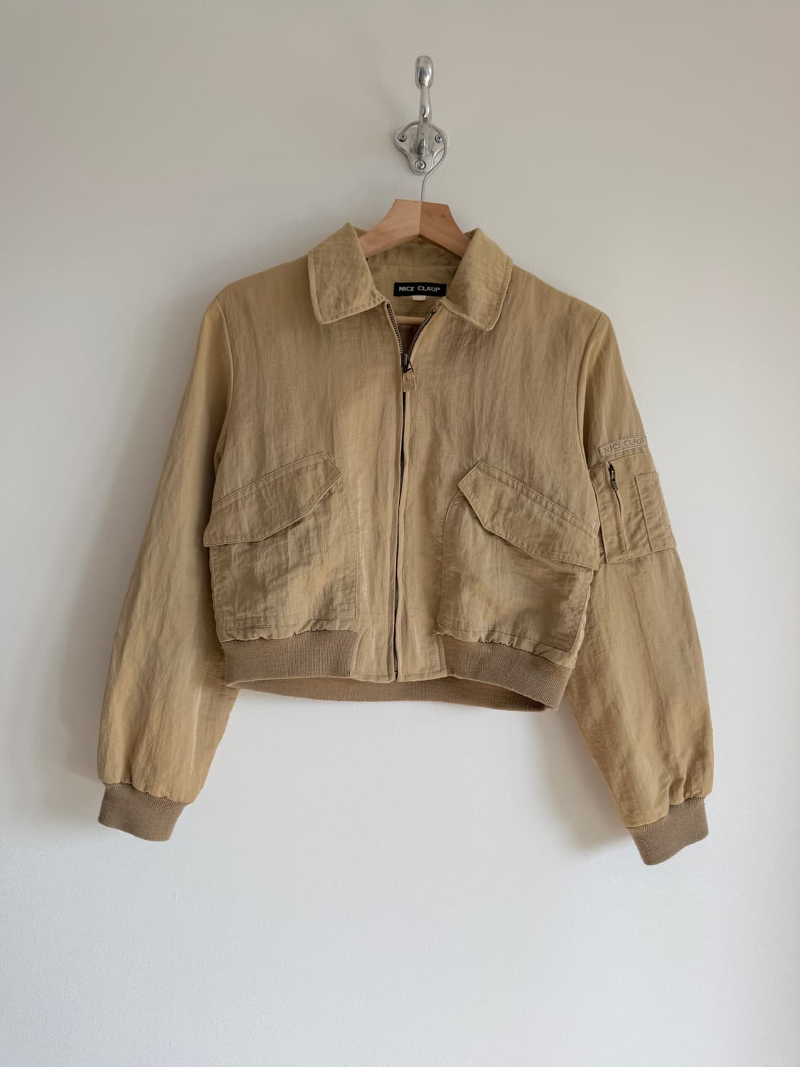 NICE CLAUP 나일론 탱커자켓 상품이미지1