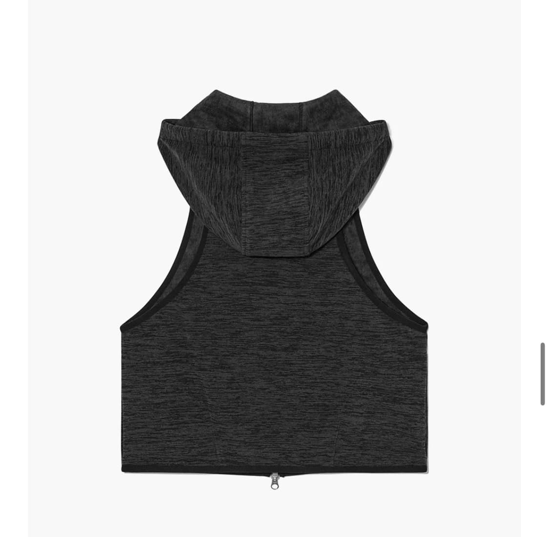 오픈와이와이 플리스 후디 베스트 차콜  상품이미지3