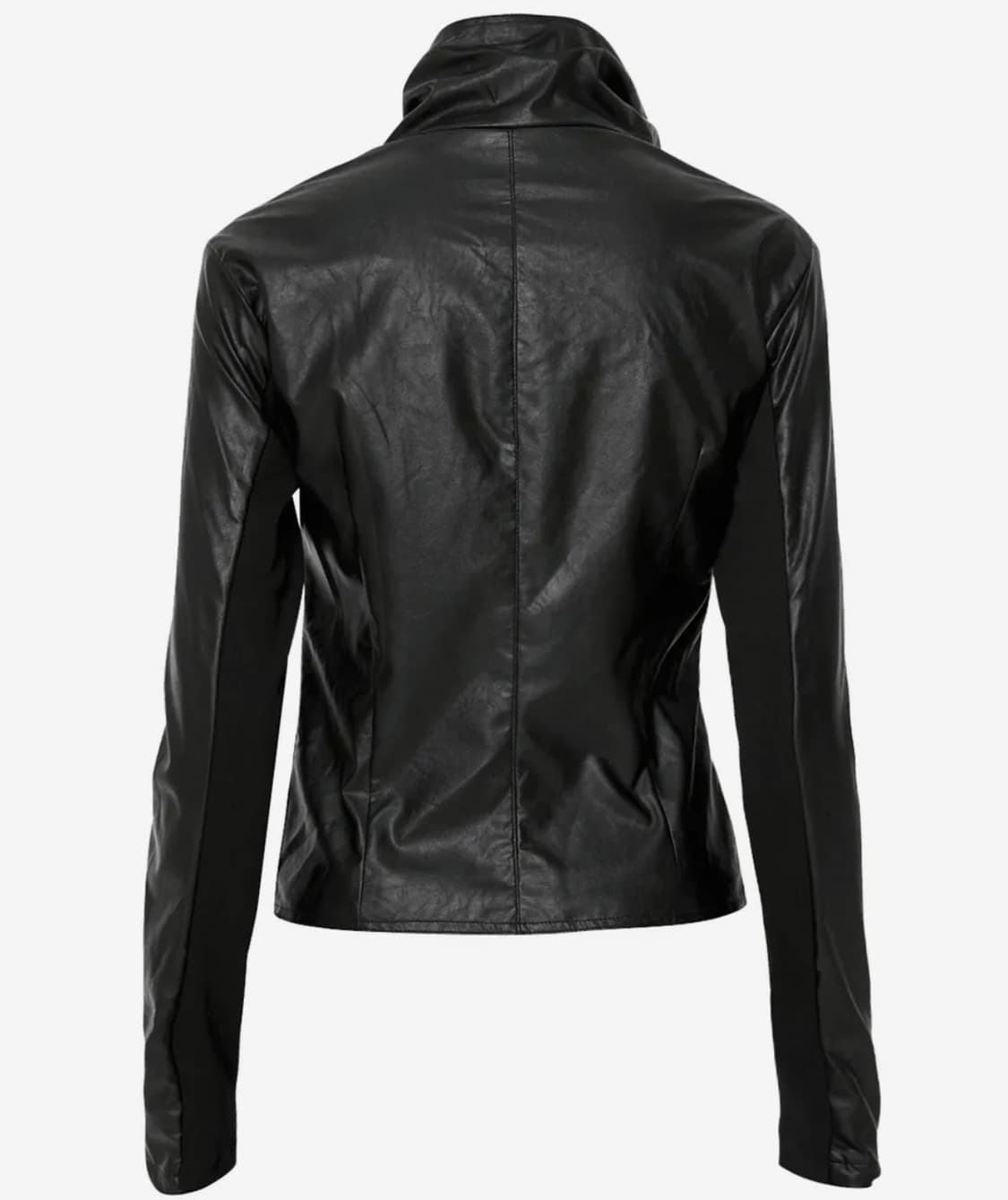 플레이업-Asymmetrical Biker Leather Jacket 상품이미지3