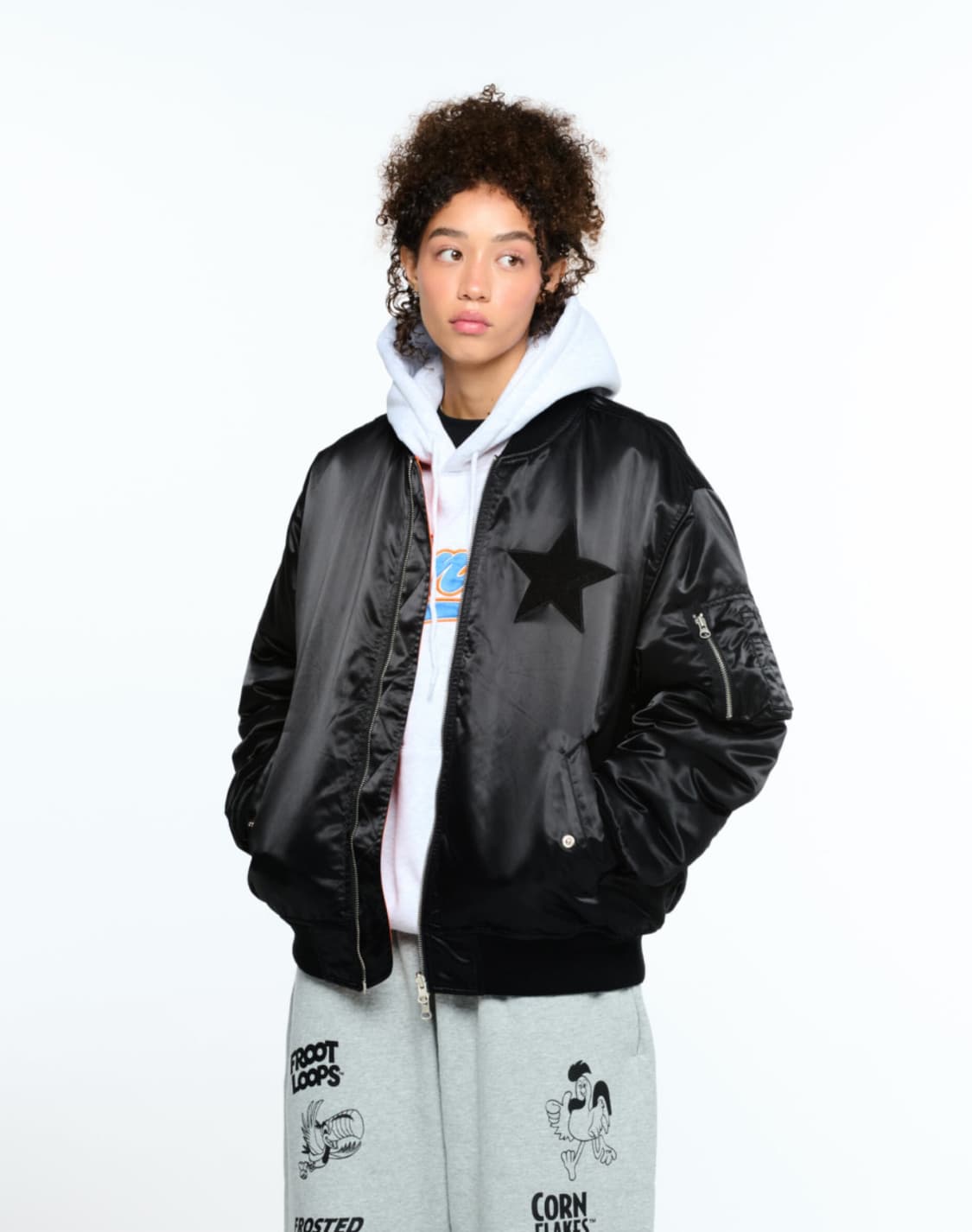 위캔더스 플라이 자켓 항공 점퍼 XL 상품이미지5