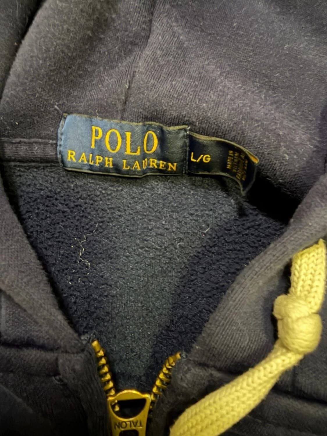 폴로 랄프로렌 빅포니 USA 성조기 후드집업 네이비 상품이미지4