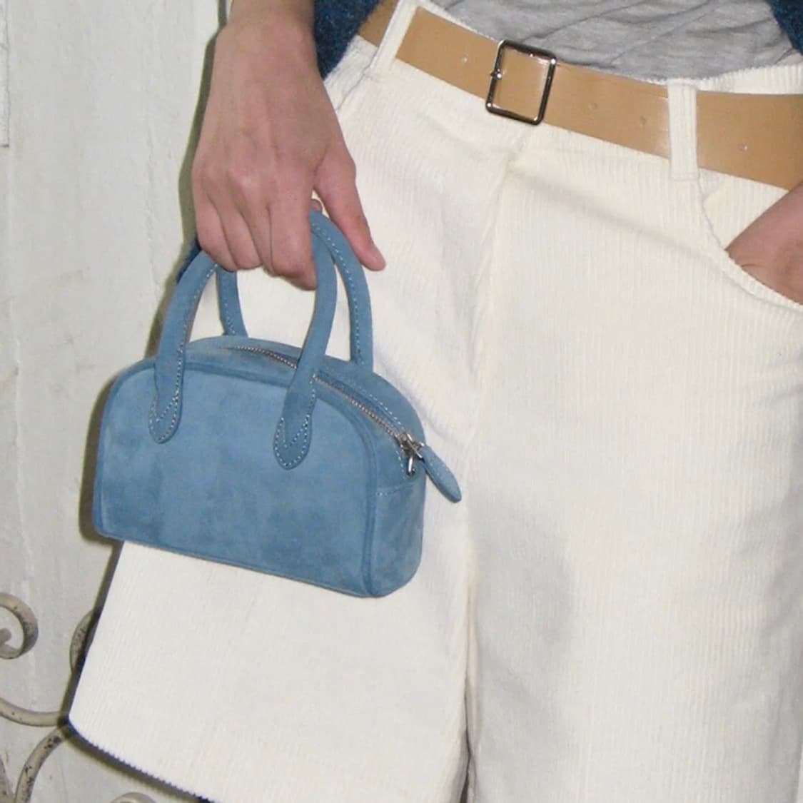 sinoon smooth micro bag(light blue) 상품이미지3