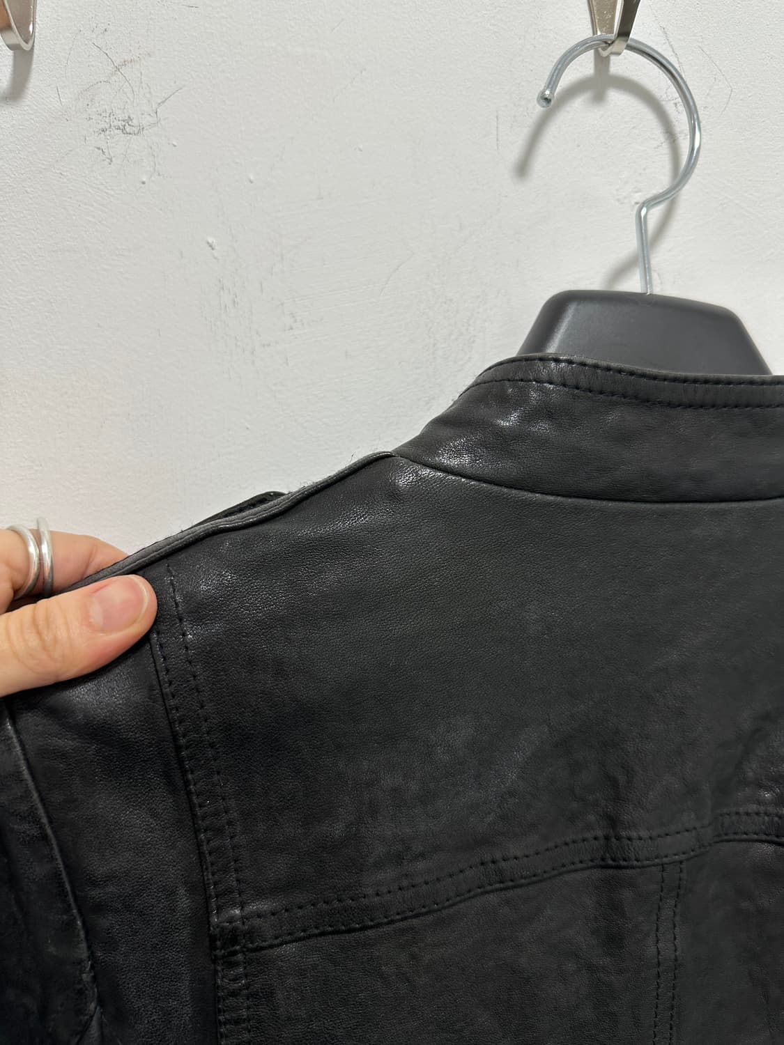 ITALY coating sheepskin leather double z 상품이미지7