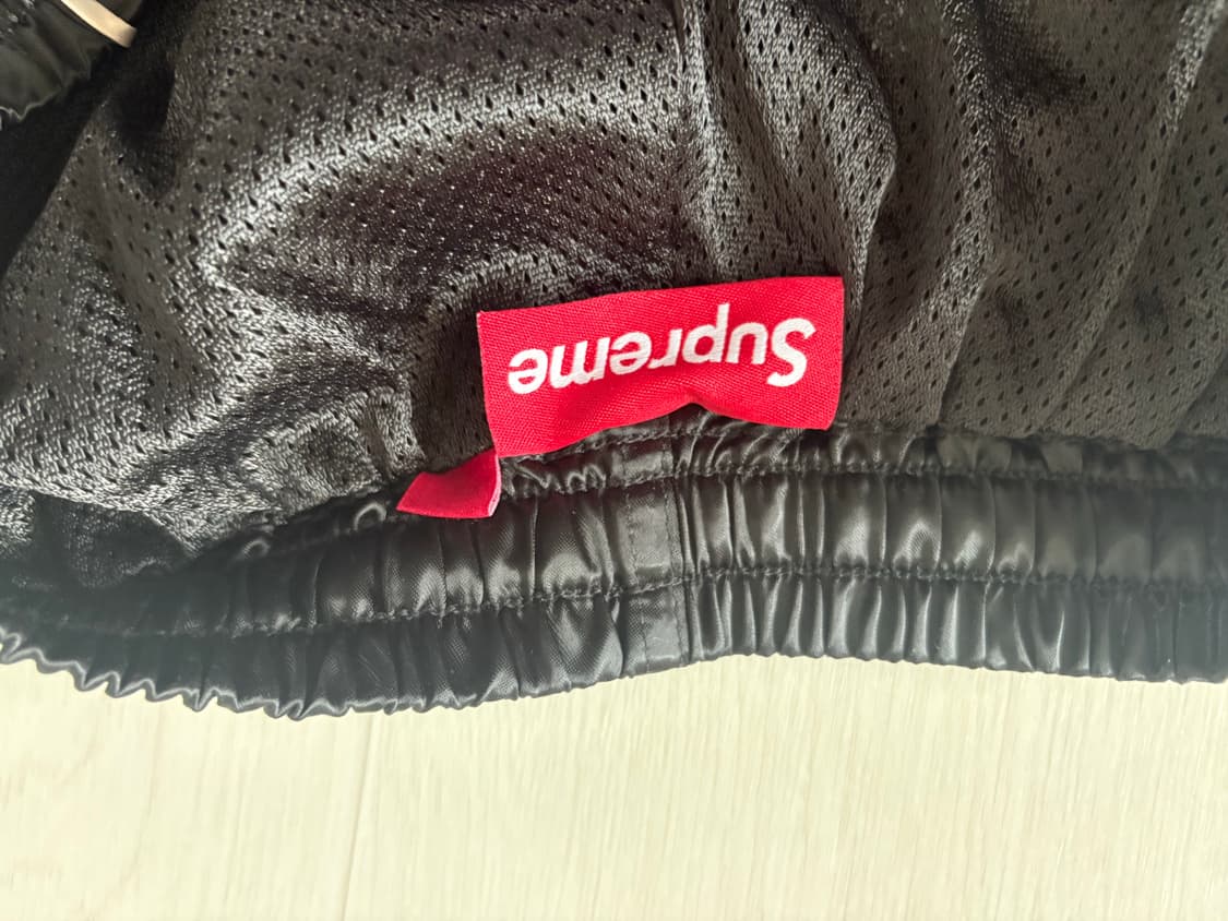 Supreme Satin Track Pant Black 24SS 상품이미지4