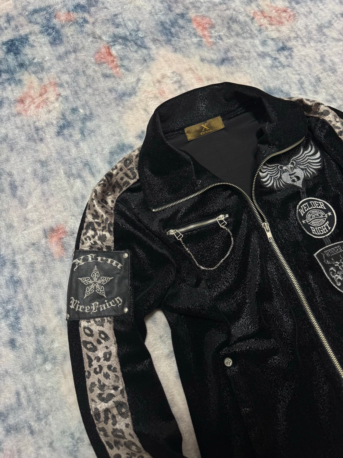 Xfrm 00s archive swarovski skull velour  상품이미지3