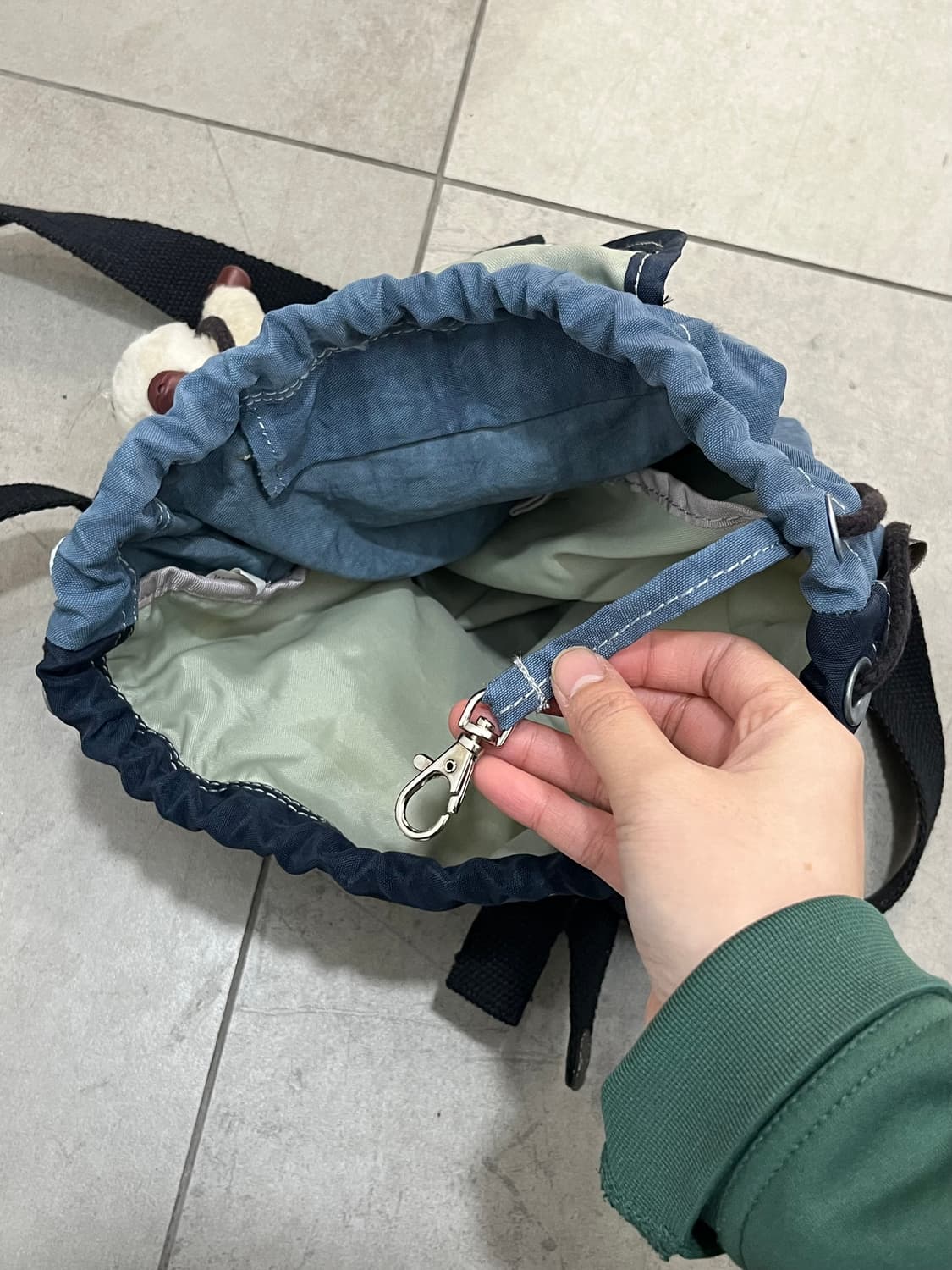 키플링 키링 배색 복조리 미니 백팩 상품이미지9