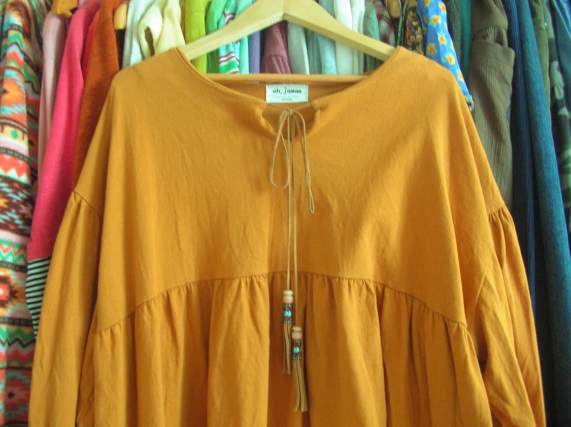 보헤미안 무드 긴팔 티셔츠 상품이미지1