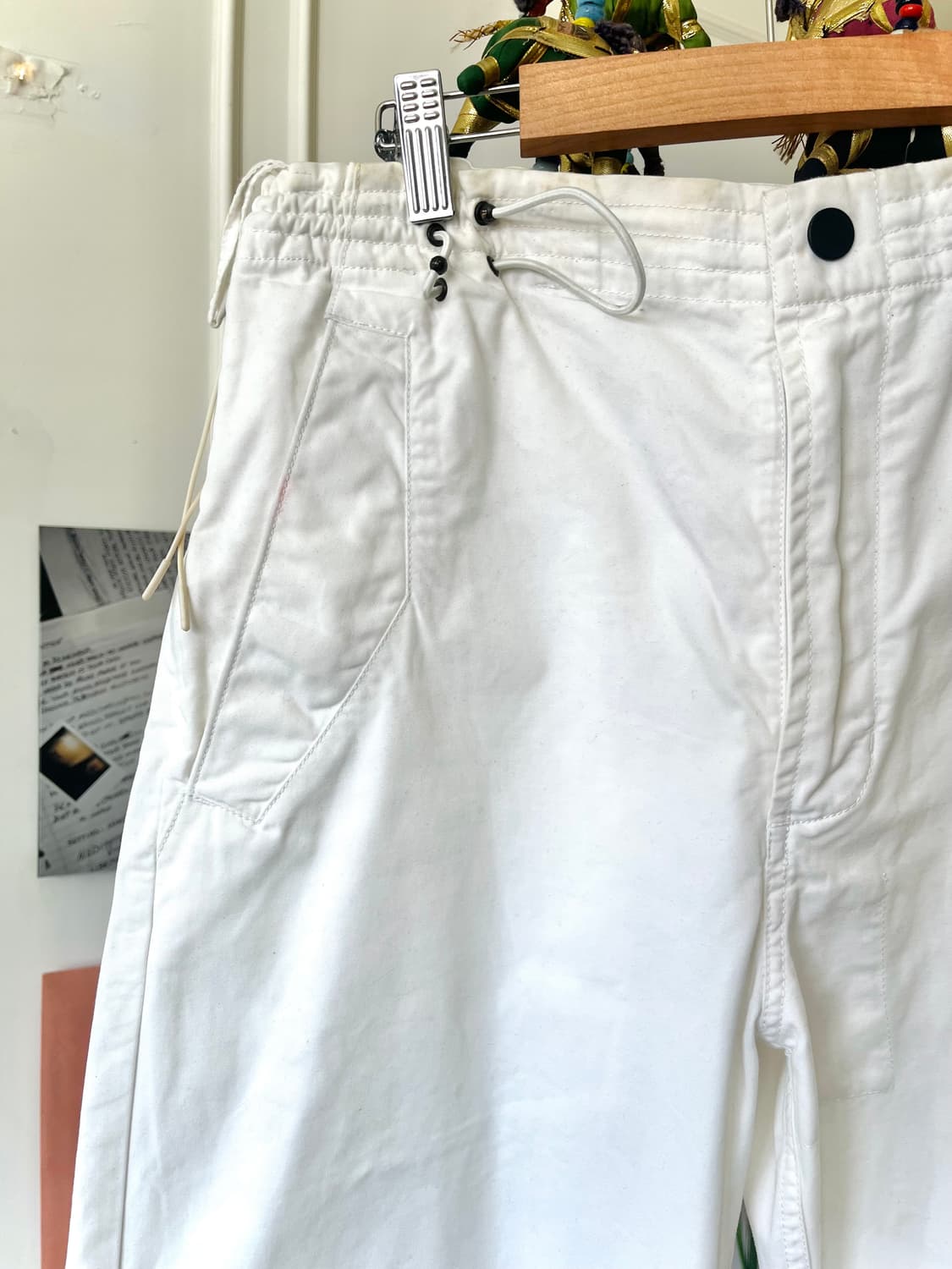 Maharishi Archive White Cotton Pants 상품이미지4