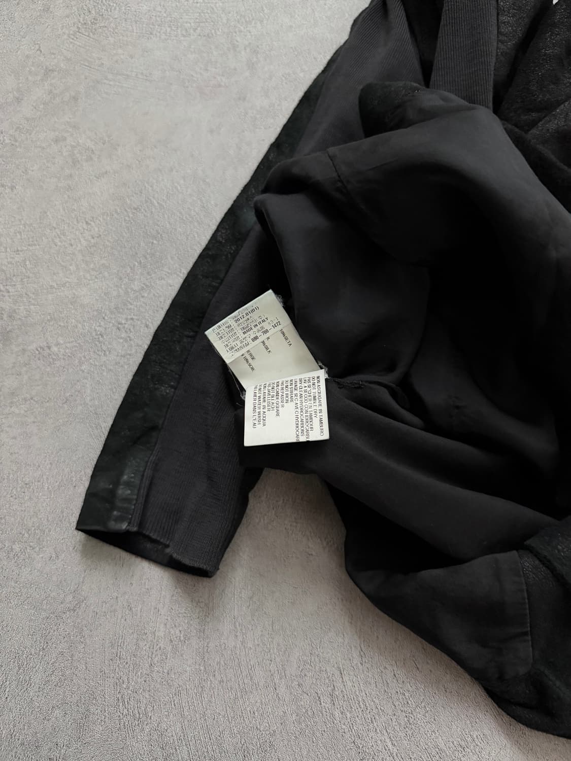 13FW 릭오웬스 하이넥 램스킨자켓 상품이미지6