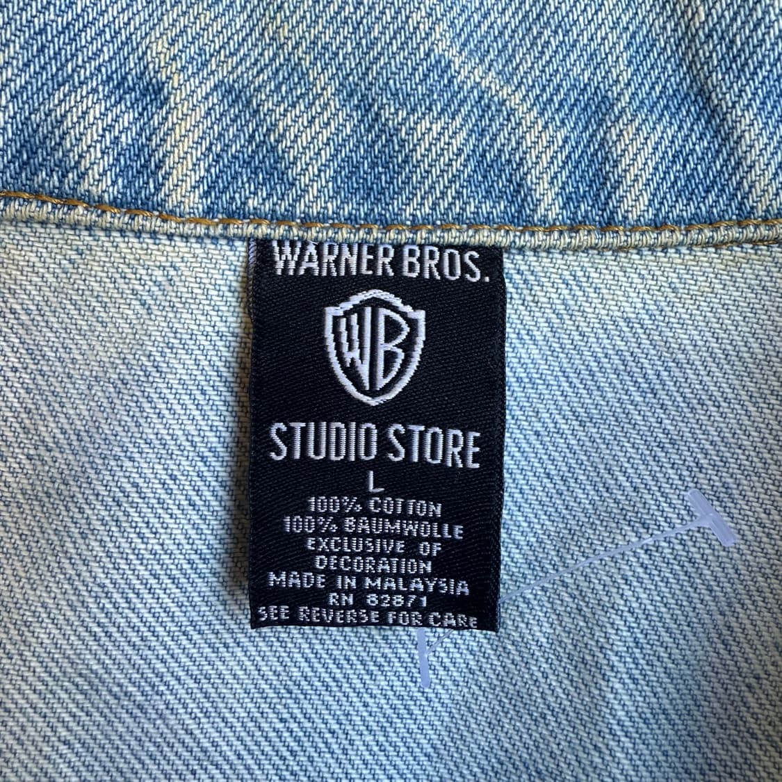 빈티지 워너브라더스 데님자켓 상품이미지3