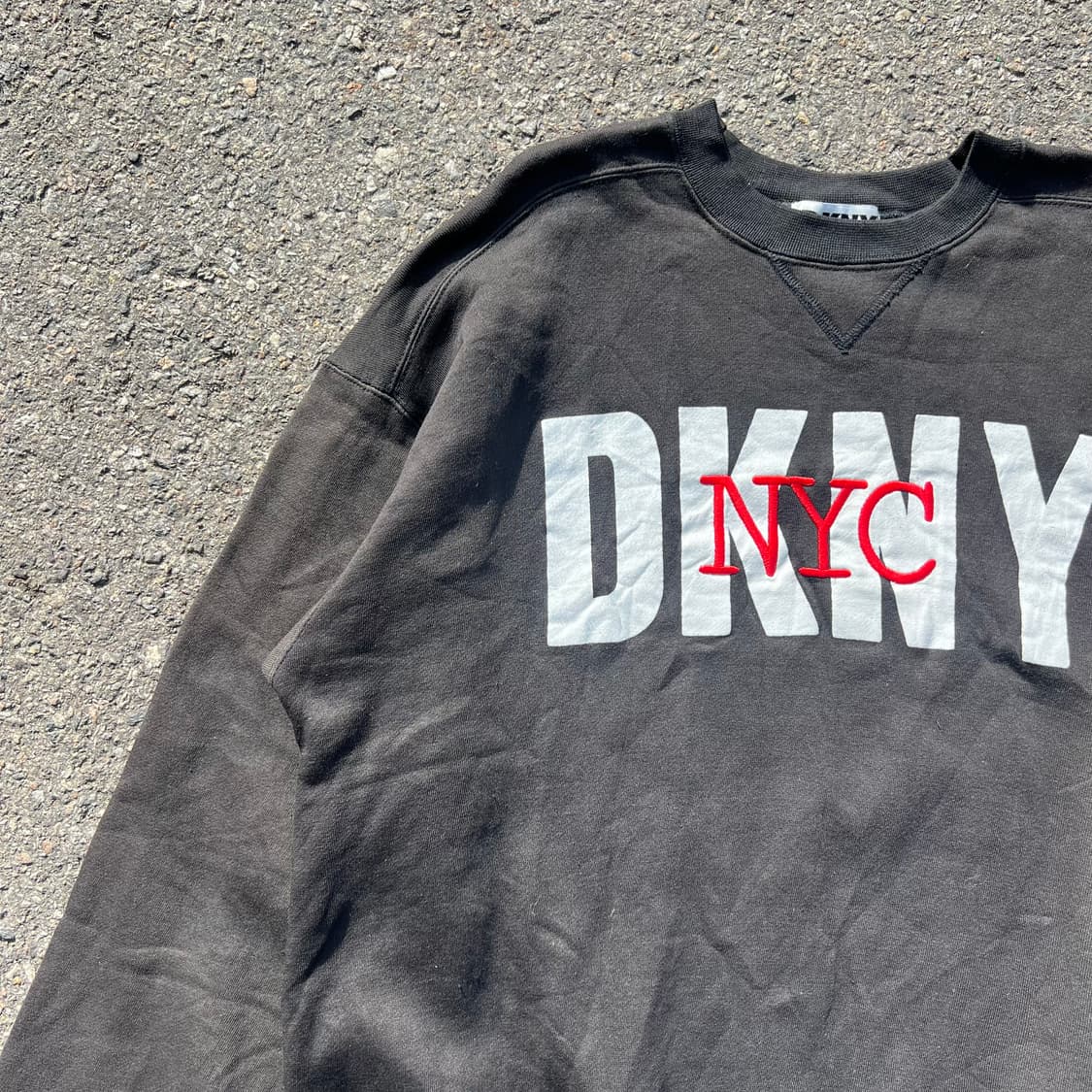 90’s DKNY 투톤 스웻셔츠 상품이미지3