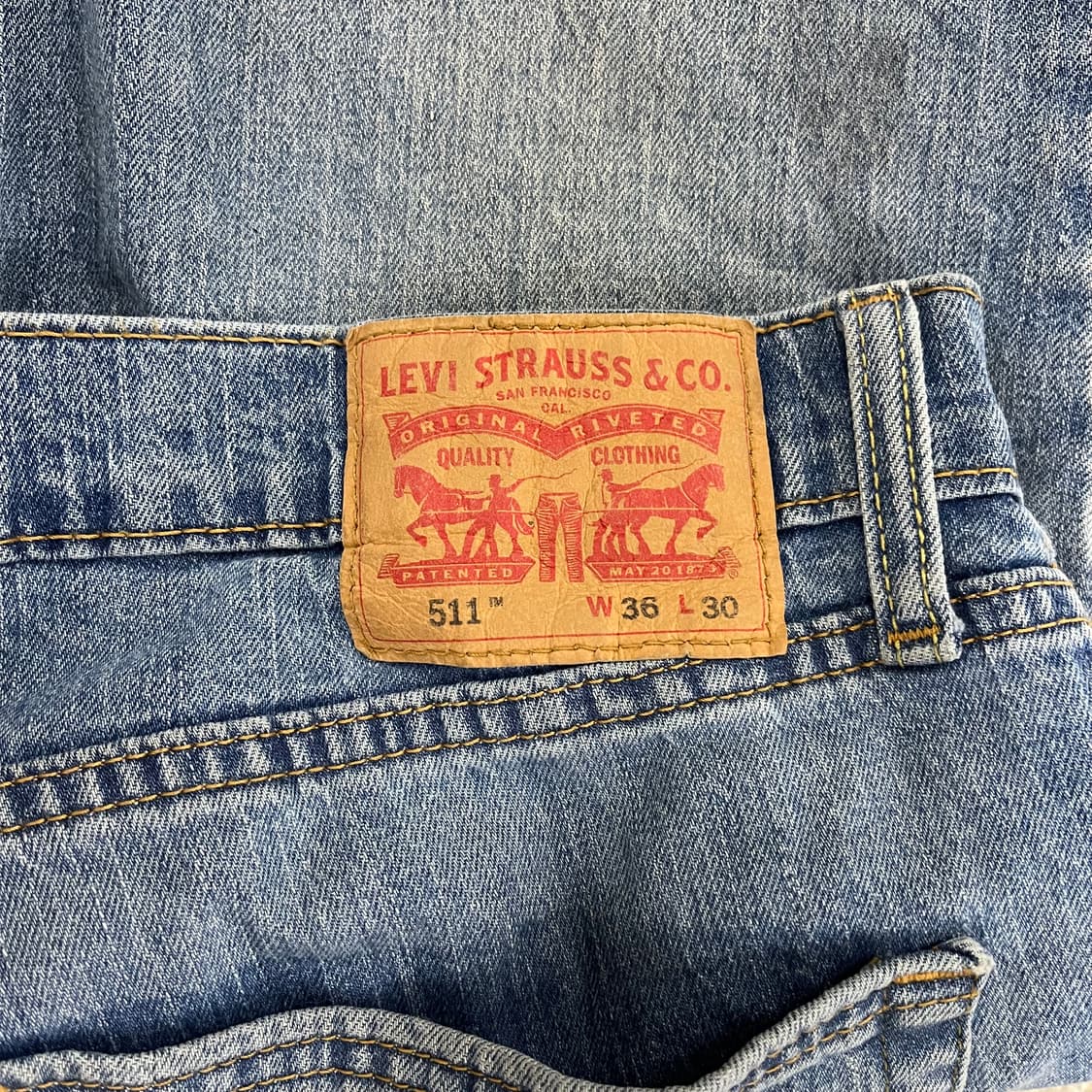 [36] 리바이스 511 슬림핏 데님팬츠 청바지 0114M1 상품이미지5