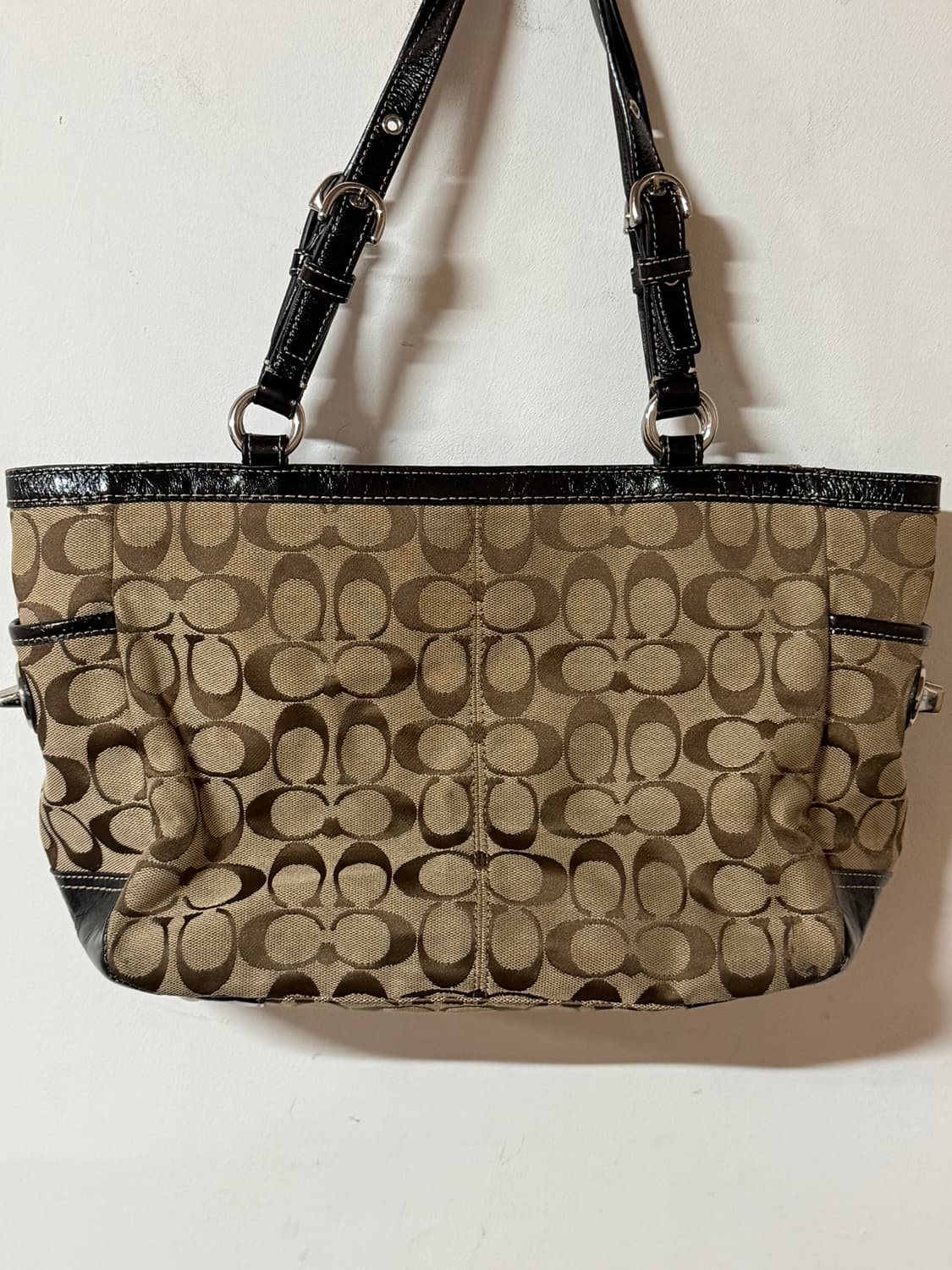 코치 시그니처 숄더백 브라운 숄더백 토트백 상품이미지2