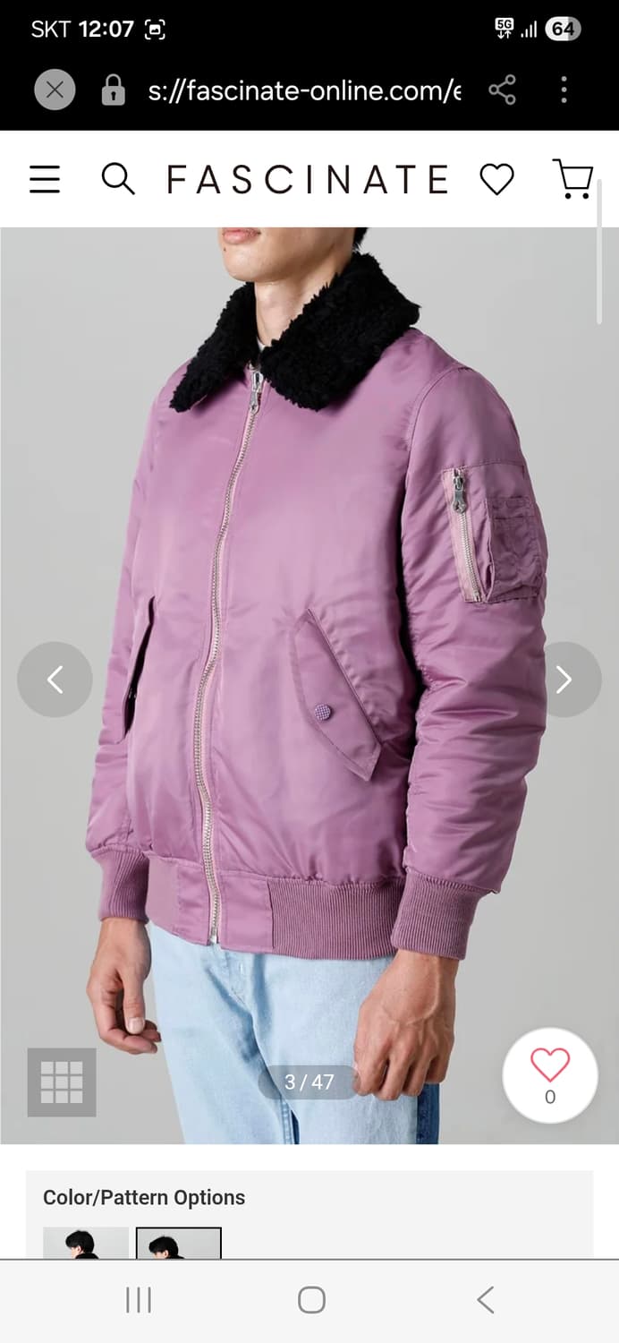 (22년) 페노메논 크로스 플라이트 재킷 항공점퍼 95 상품이미지1