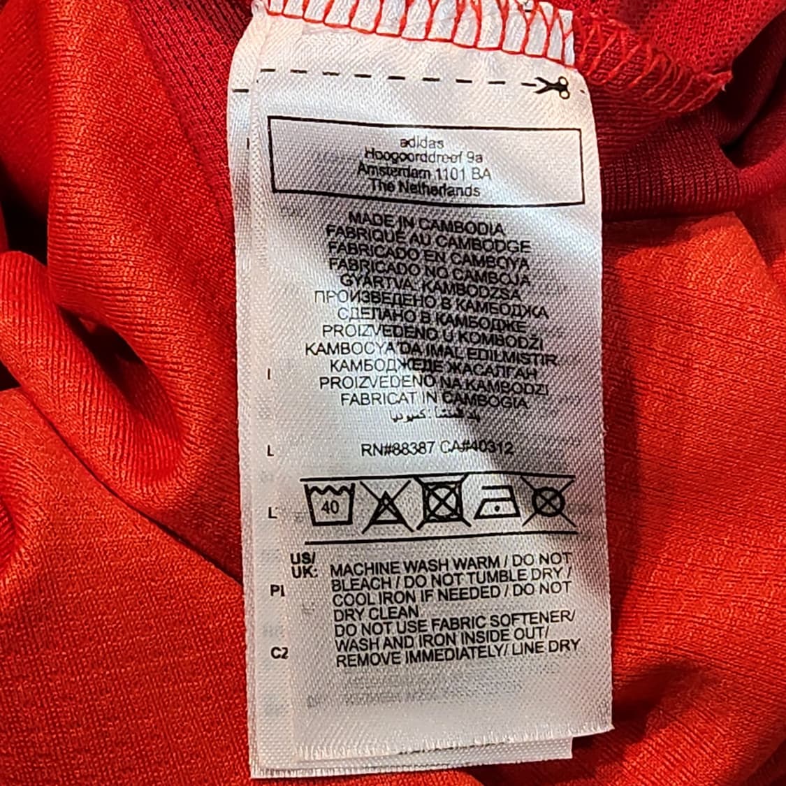 아디다스 바이에른 뮌헨 축구 유니폼 레드 (4XL) 상품이미지4