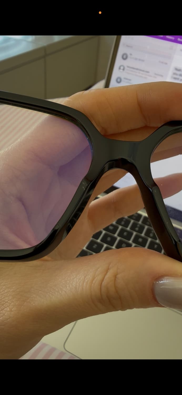 샤넬 블루라이트 스퀘어 프레임 아세테이트 상품이미지6