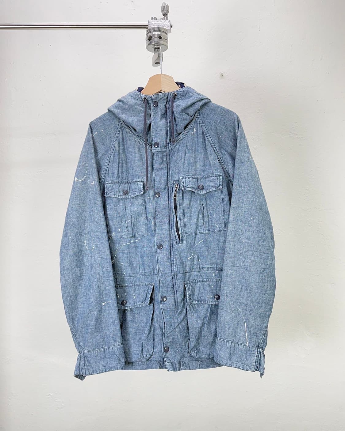 데님 앤 서플라이 랄프로렌 페인팅 사파리 데님 후디 자켓 상품이미지1