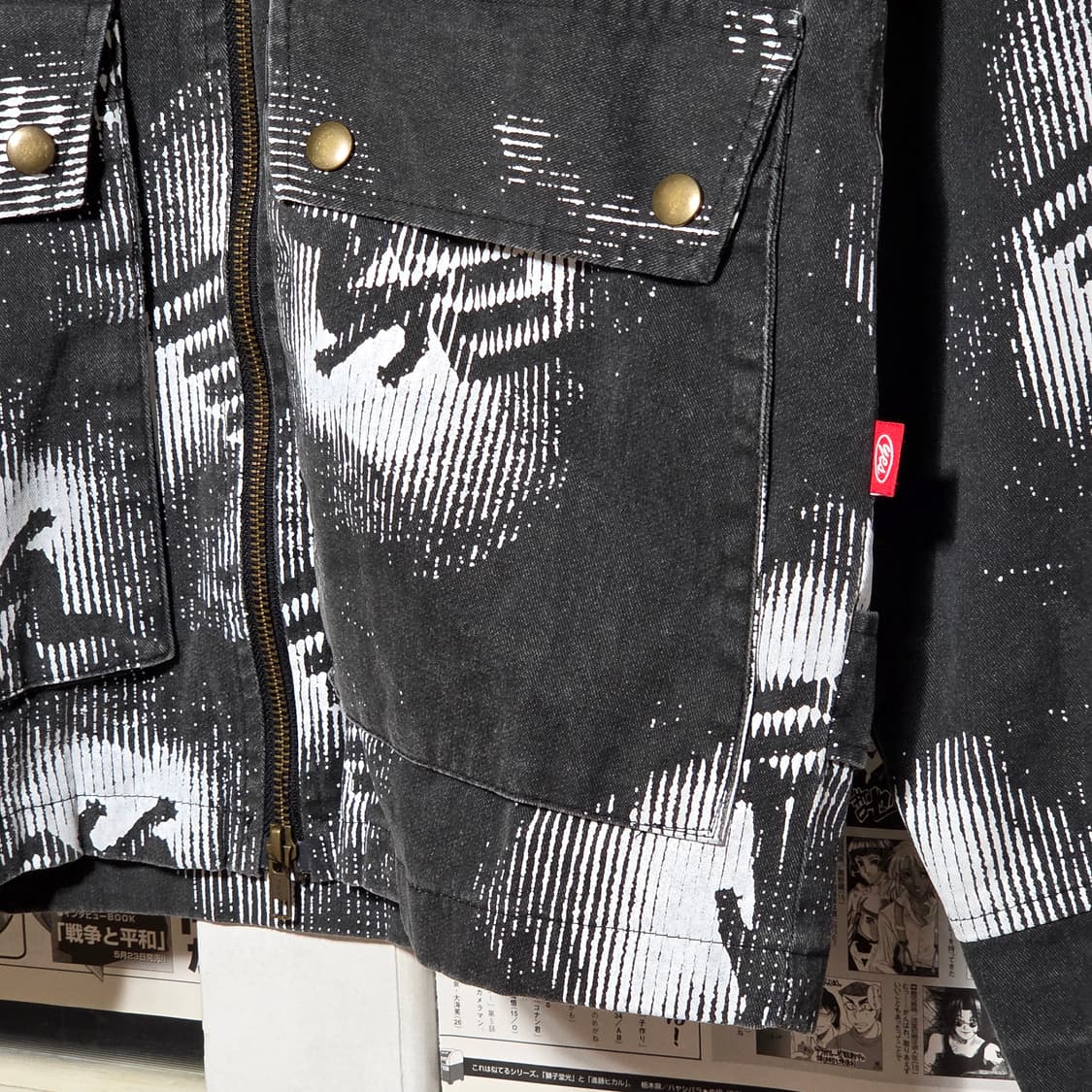 예스아이씨 그래비티 프린팅 투웨이 코튼 자켓 상품이미지4