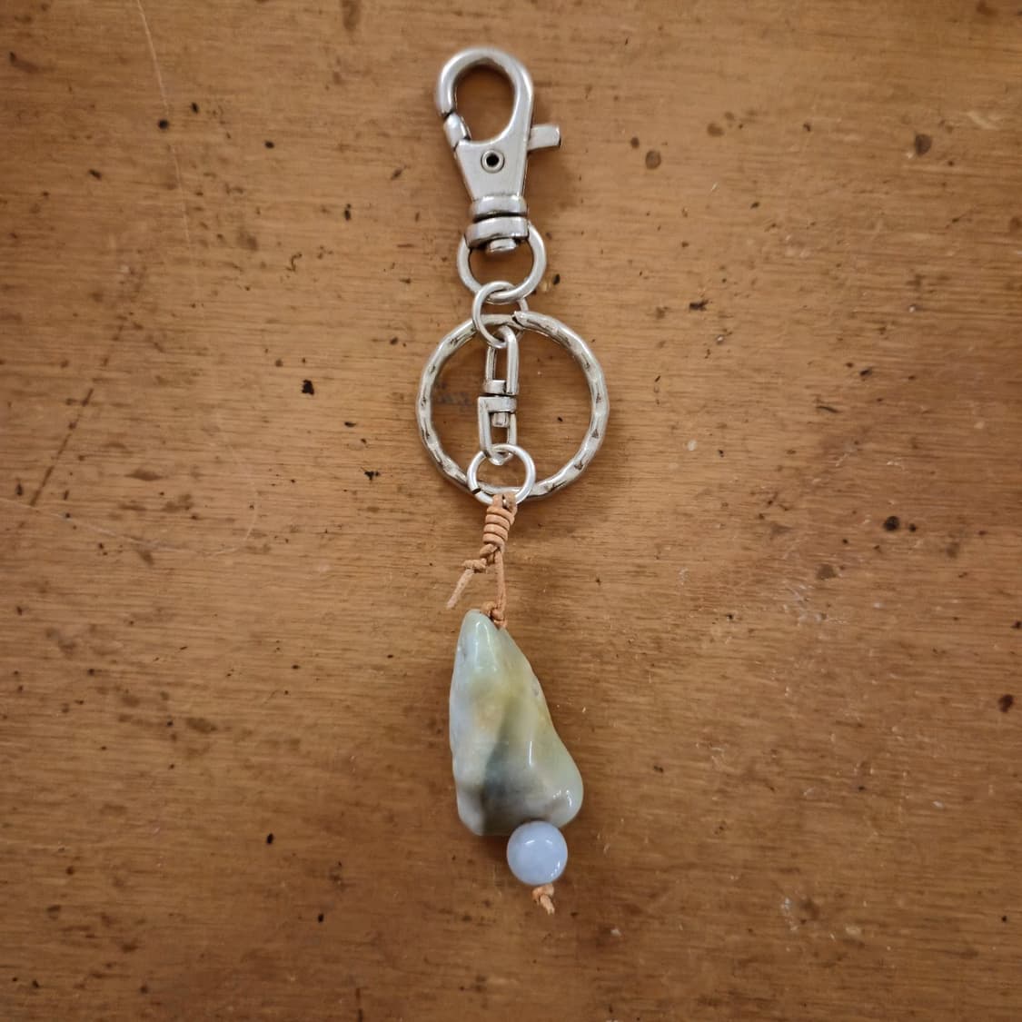 아마조나이트-아쿠아마린 열쇠고리 상품이미지1
