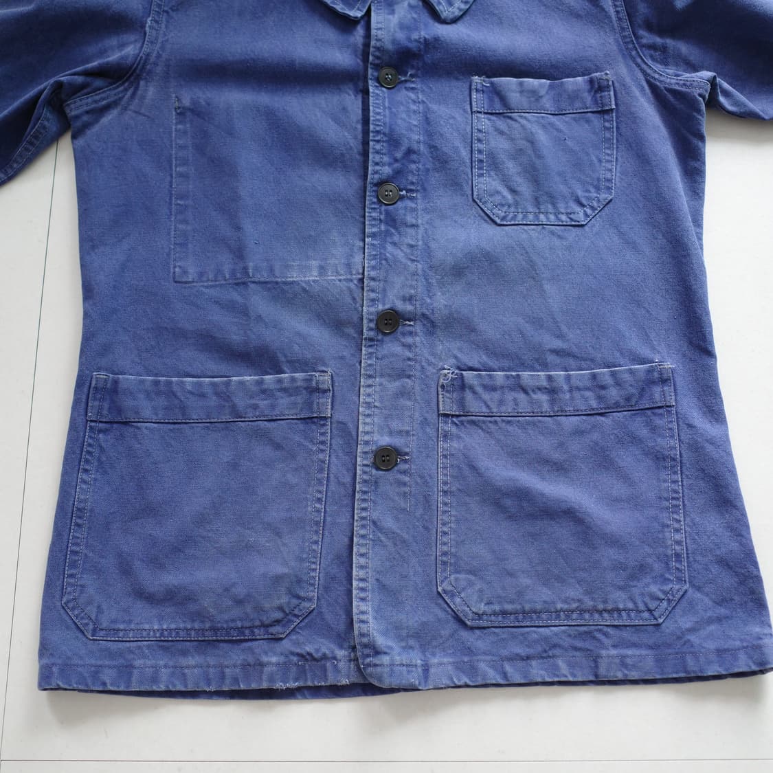 70s 프렌치 빈티지 클럽카라 워크 초어 자켓 (95) 상품이미지6