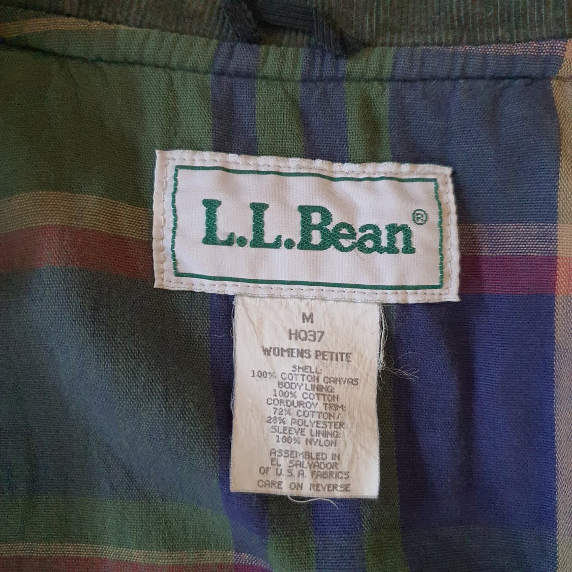 80s 엘엘빈 우먼 헌팅 쟈켓 no.52 상품이미지4