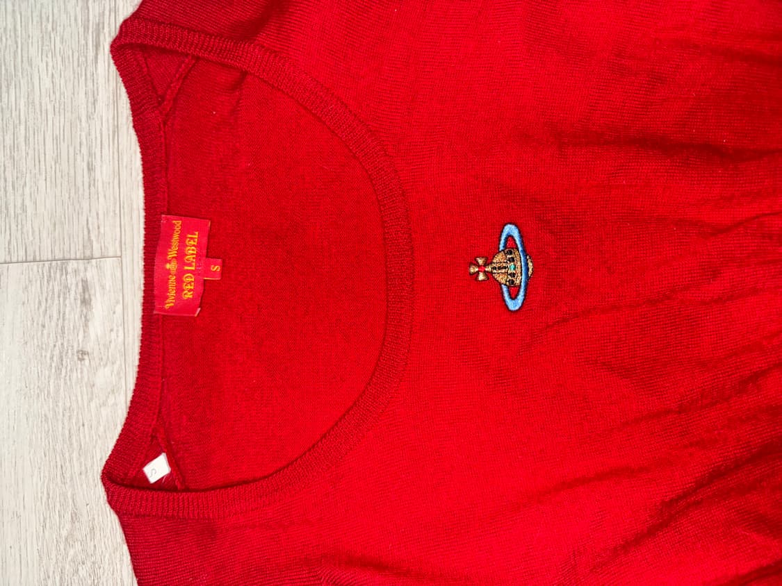 비비안웨스트우드 레드라벨 크롭 니트 상품이미지3