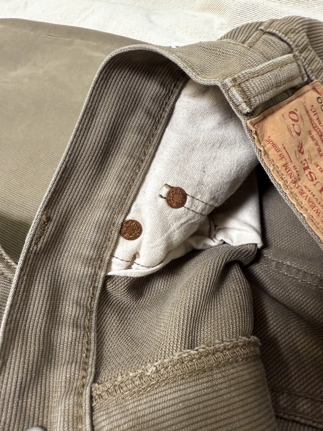 웨어하우스x빔즈플러스 코듀로이팬츠 34 상품이미지6