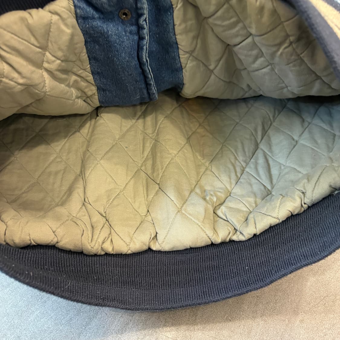 빈티지 데님 베이스볼 자켓 상품이미지9