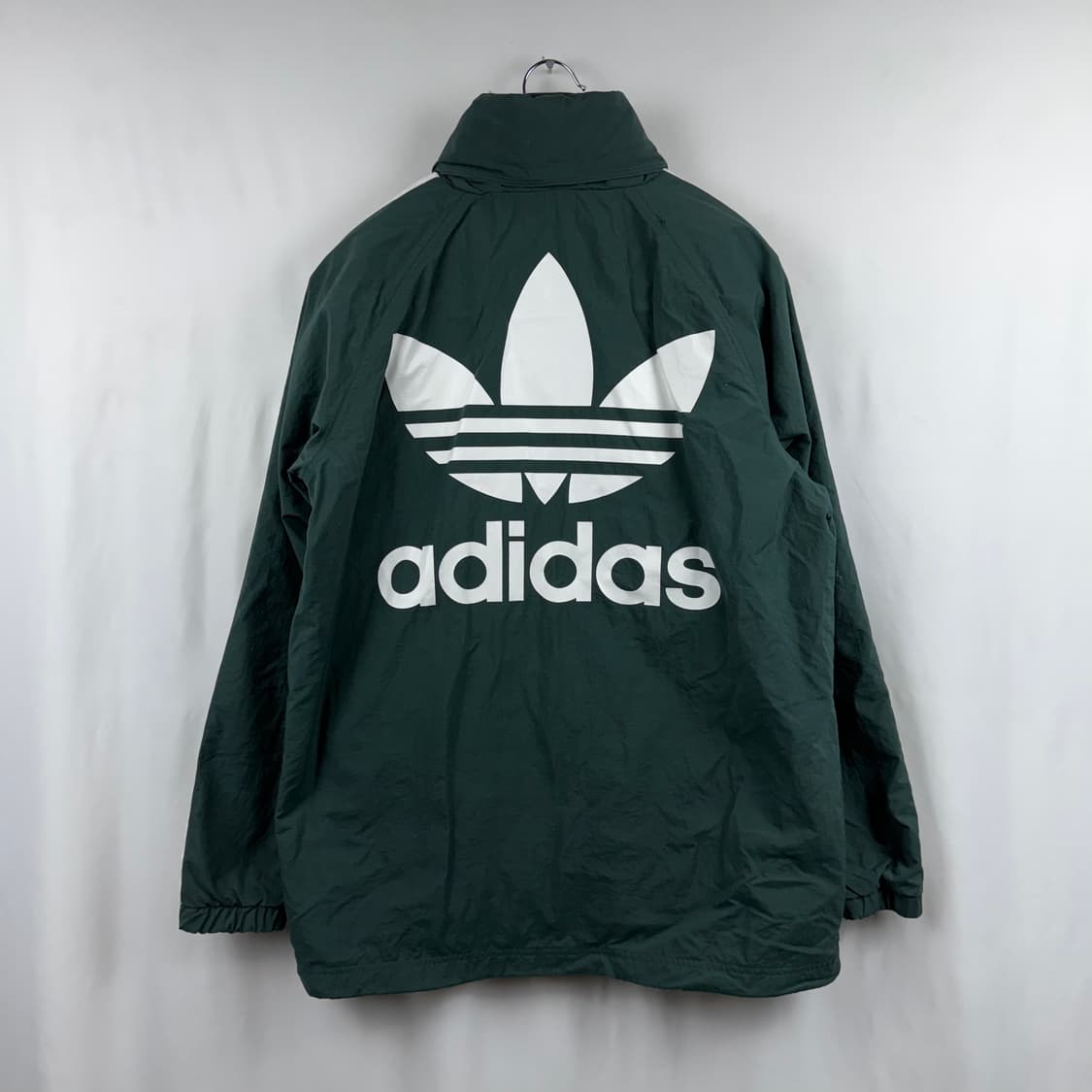 (XS) 아디다스 백로고 스타디움 자켓 그린 상품이미지6