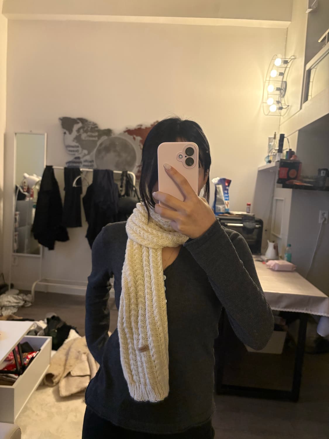 아이보리 머플러  상품이미지1