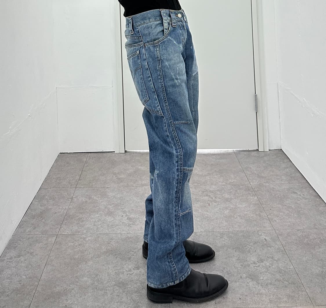 Versace Metal Plate Detail Denim Pants 상품이미지2