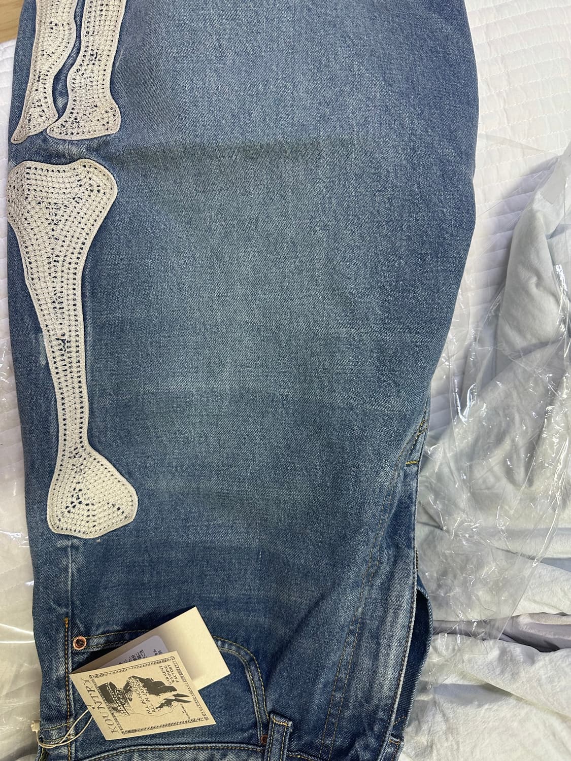 캐피탈kapital14온즈 데님 본 반바지 새상품 판매합니다. 상품이미지8