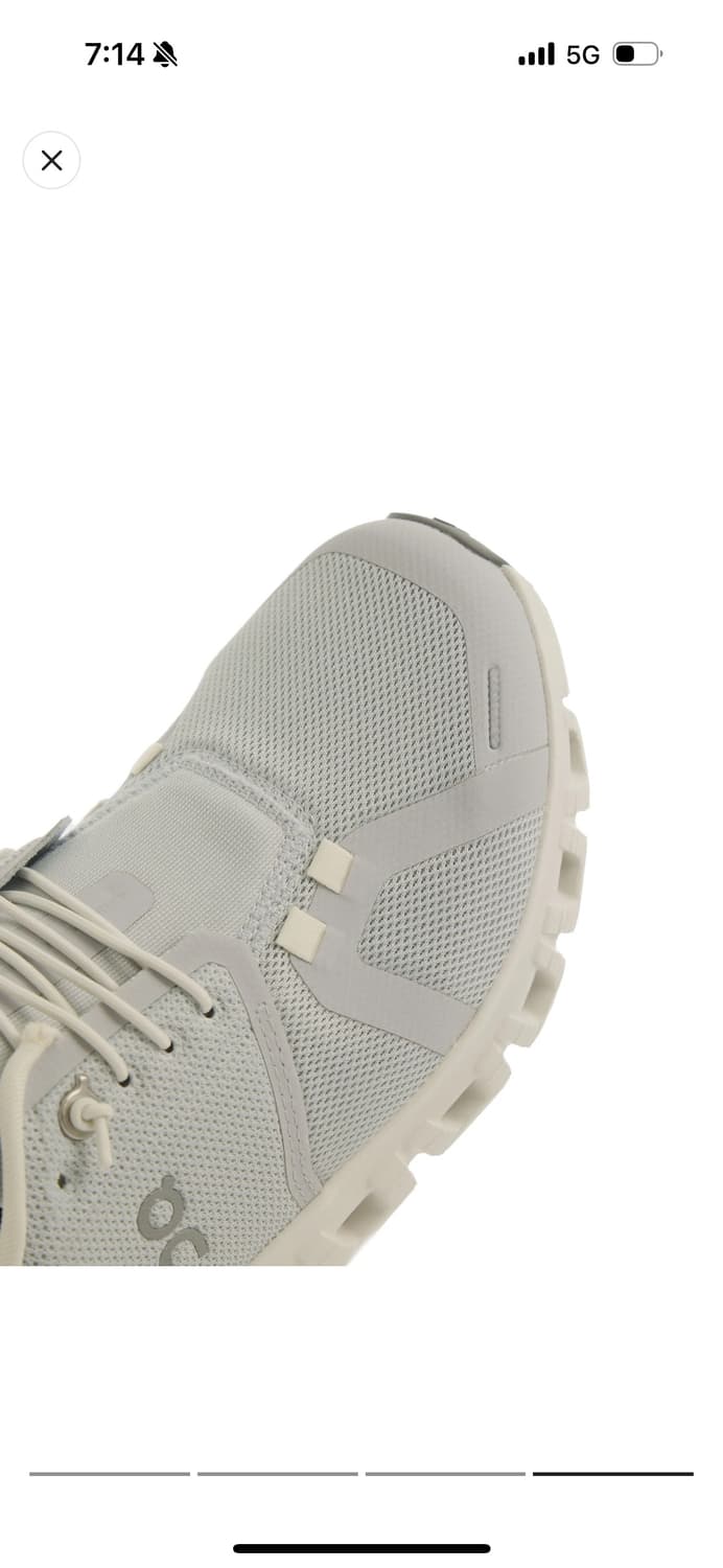 새상품 온러닝 클라우드 6 회색 운동화 235mm 상품이미지4