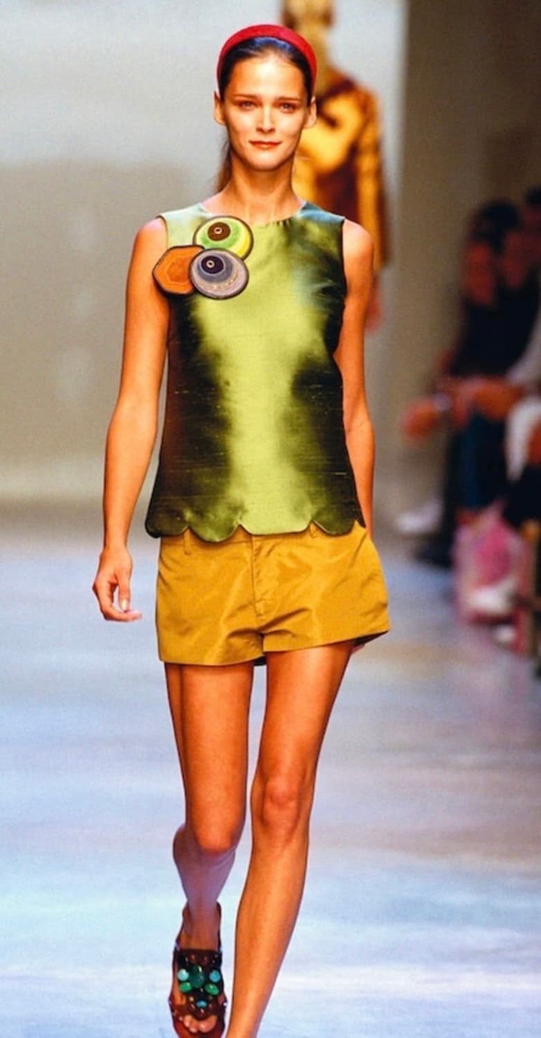 miu miu 2005 archive silk top 상품이미지10