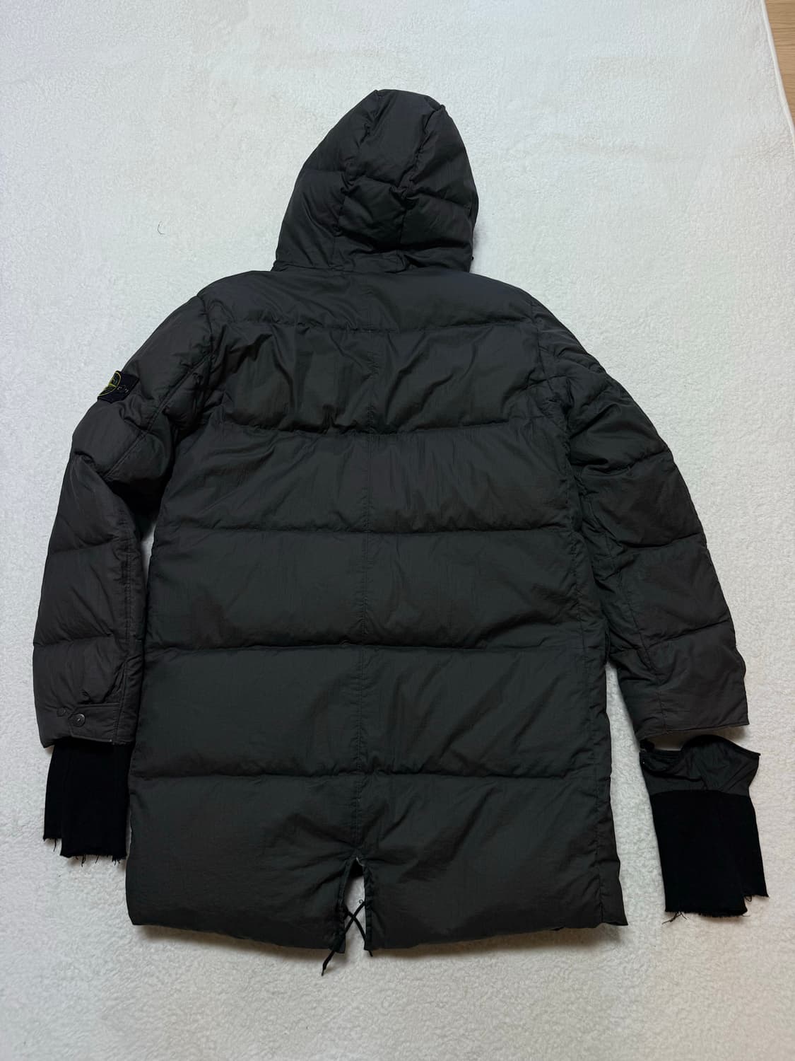 정품 스톤아일랜드 아카이브 크링크랩스 패딩 차콜 상품이미지2