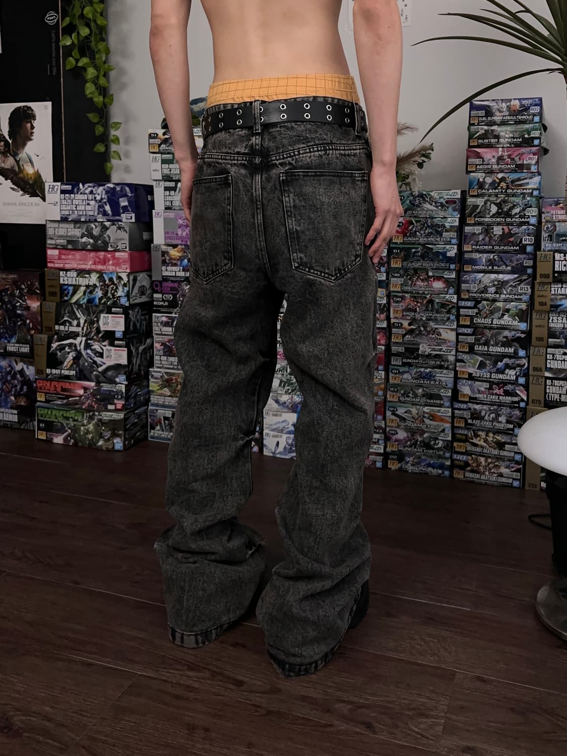 Still Water 다트 링클드 플레어 진 상품이미지5