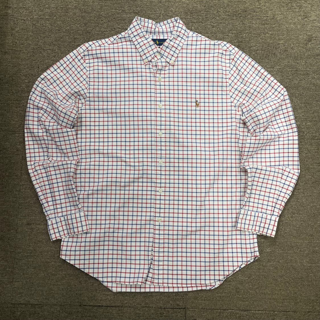 (XL) POLO 폴로 랄프로렌 체크 셔츠 슬림핏 상품이미지3