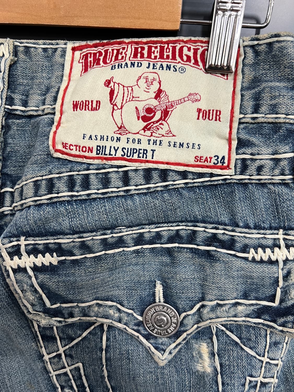 True Religion 트루릴리전 Billy sup er t 스티치 나 상품이미지3