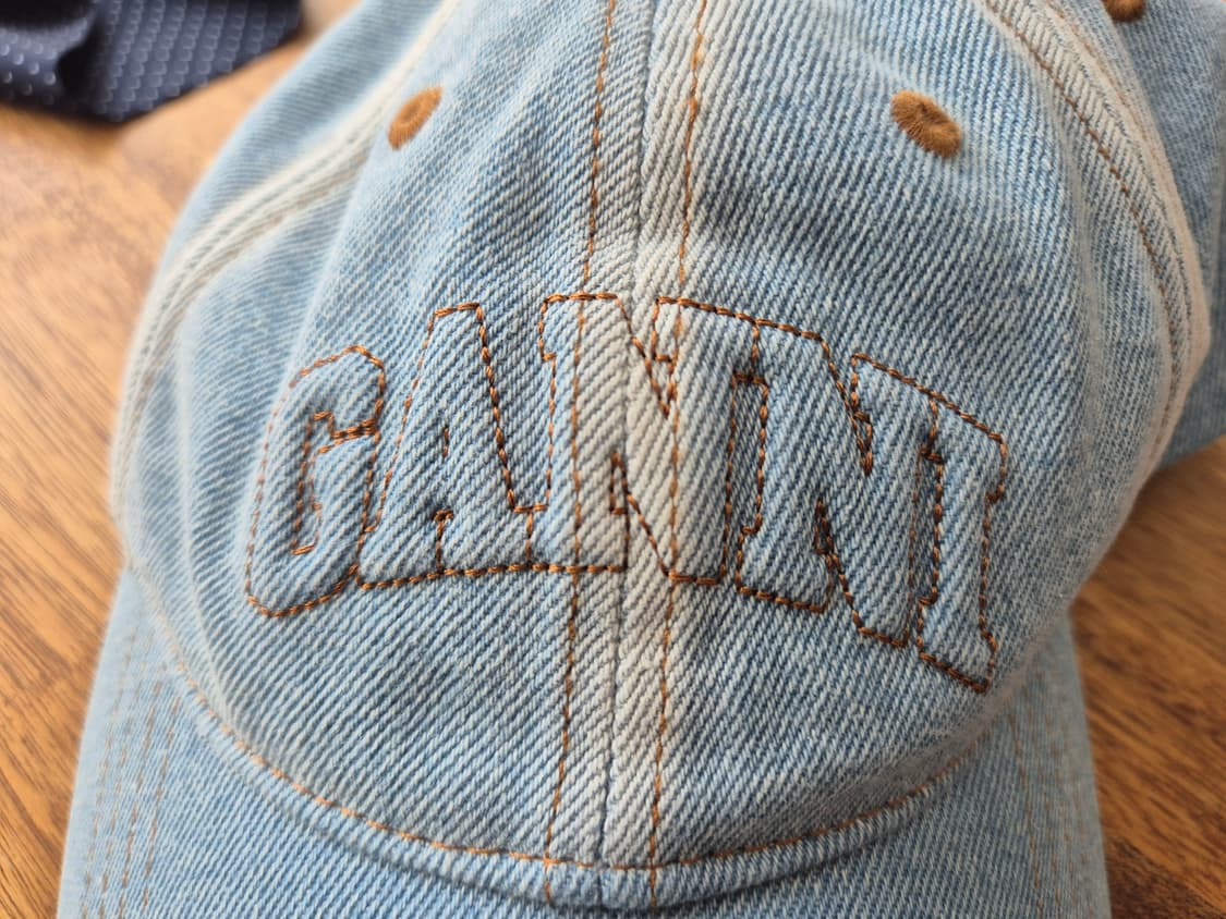 GANNI 가니 '해브어나이스데이, 플리즈 리싸이클' 캡 상품이미지6